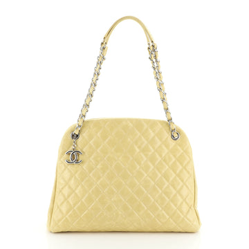 Chanel Just Mademoiselle Bag Quilted Aged Calfskin Large