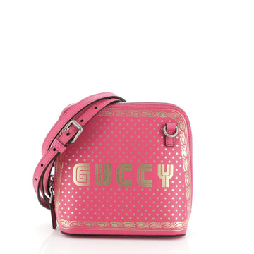 Gucci Dome Crossbody Bag Limited Edition Printed Leather Mini