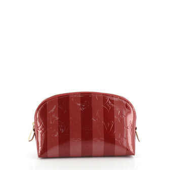 Louis Vuitton Cosmetic Pouch Limited Edition Monogram Vernis Rayures
