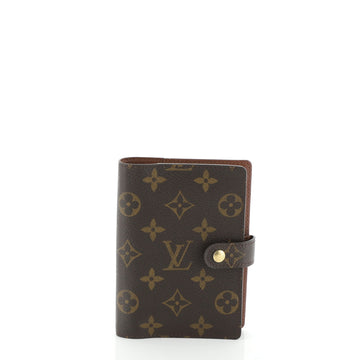 Louis Vuitton Ring Agenda Cover Monogram Canvas PM