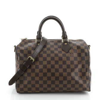 Louis Vuitton Speedy Bandouliere Bag Damier 30