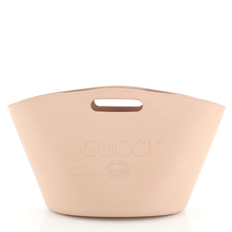 Gucci Logo Tote Rubber Large