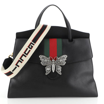 Gucci Totem Top Handle Bag Leather Large
