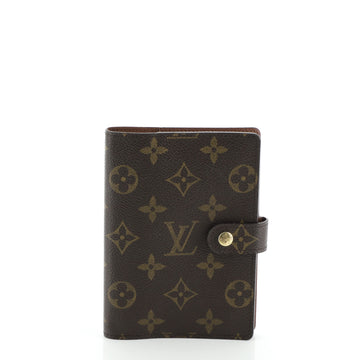 Louis Vuitton Ring Agenda Cover Monogram Canvas PM