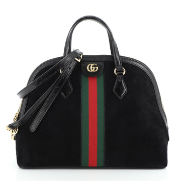 Gucci Ophidia Dome Top Handle Bag Suede Medium