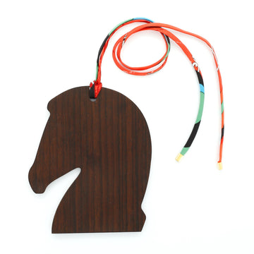 Hermes Samarcande Horse Bag Charm Wood