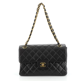 Chanel Vintage Double Sided Flap Bag Quilted Lambskin Small