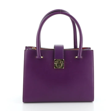 Salvatore Ferragamo Marlene Tote Leather Small