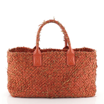 Bottega Veneta Cabat Tote Limited Edition Fringe Net Intrecciato Nappa Medium