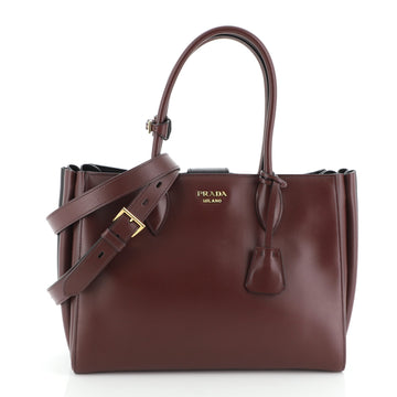 Prada Soft Bibliotheque Tote City Calfskin Medium