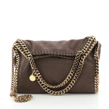 Stella McCartney Falabella Fold Over Crossbody Bag Shaggy Deer Mini