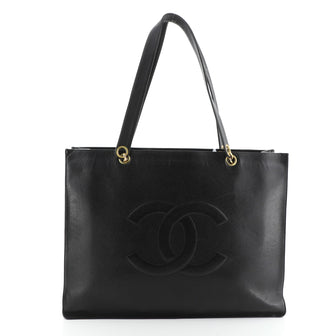 Chanel Vintage Timeless Open Chain Tote Caviar Large