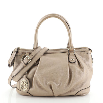Gucci Sukey Top Handle Satchel Leather Medium