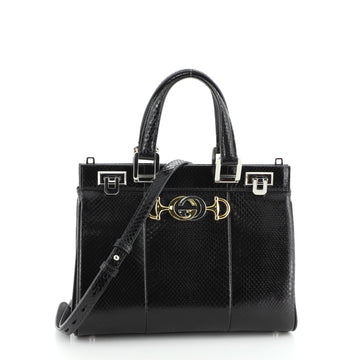 Gucci Zumi Top Handle Bag Python Small