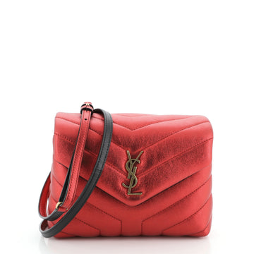 Saint Laurent LouLou Shoulder Bag Matelasse Chevron Leather Toy