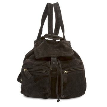 Prada Zip Pocket Backpack Suede