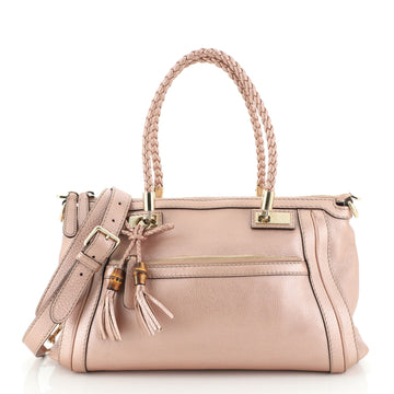 Gucci Bella Convertible Top Handle Bag Leather Small