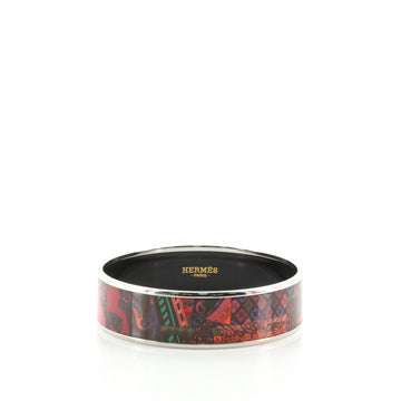 Hermes Bangle Printed Enamel GM