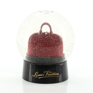 Louis Vuitton Alma Snow Globe Figurine Enamel and Glass