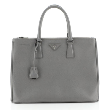 Prada Double Zip Lux Tote Saffiano Leather Large