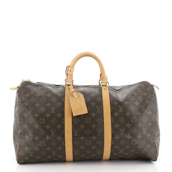Louis Vuitton Keepall Bag Monogram Canvas 50