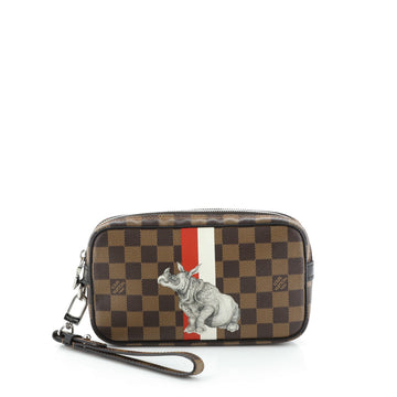 Louis Vuitton Pochette Volga Limited Edition Chapman Savane Damier