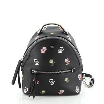 Fendi By The Way Backpack Embroidered Leather Mini
