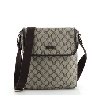 Gucci Flap Messenger GG Coated Canvas Small