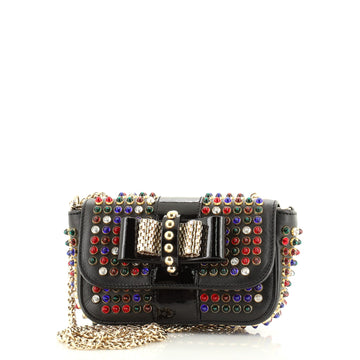 Christian Louboutin Sweet Charity Crossbody Bag Studded Leather Mini