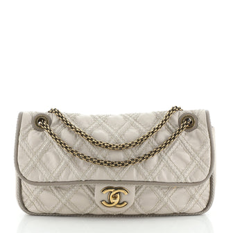 Chanel Triptych Flap Bag Quilted Calfskin Medium