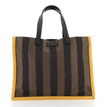 Fendi Pequin Shopping Tote Canvas Medium