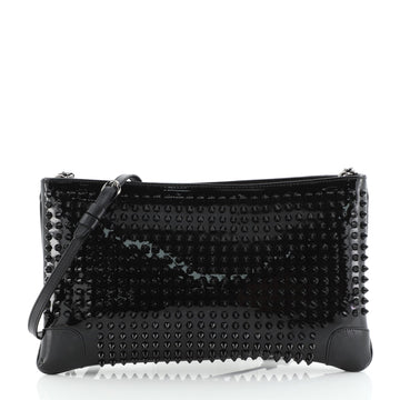 Christian Louboutin Loubiposh Clutch Spiked Patent