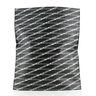 Balenciaga Fold Over Tote Monogram Printed Leather