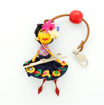 Christian Louboutin Mexiloubi Doll Bag Charm Mixed Media