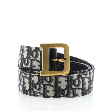 Christian Dior Diorquake Belt Oblique Canvas Wide