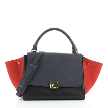 Celine Tricolor Trapeze Bag Leather Small
