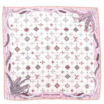 Louis Vuitton Love Birds Square Scarf Printed Silk