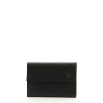 Louis Vuitton Compact Porte Tresor International Wallet Epi Leather