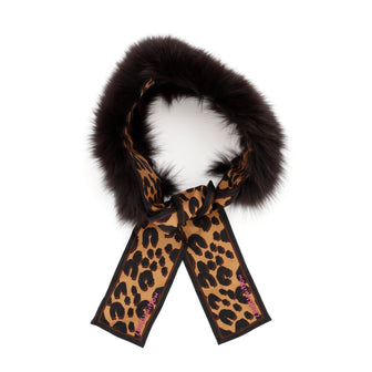 Louis Vuitton Stephen Sprouse Leopard Bandeau Silk and Fur