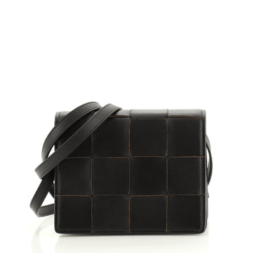 Bottega Veneta Cassette Crossbody Bag Maxi Intrecciato Leather Mini