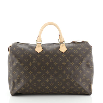 Louis Vuitton Speedy Handbag Monogram Canvas 40