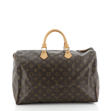 Louis Vuitton Speedy Handbag Monogram Canvas 40