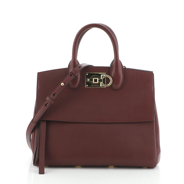 Salvatore Ferragamo Studio Satchel Leather Small