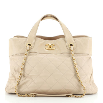 Chanel In The Mix Shopping Bag Quilted Calfskin Large