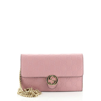 Gucci Icon Wallet on Chain Guccissima Leather