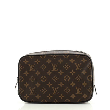 Louis Vuitton Toiletry Pouch Macassar Monogram Canvas GM