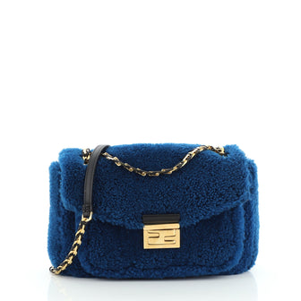 Fendi Be Baguette Shearling Medium