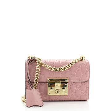 Gucci Padlock Shoulder Bag Guccissima Leather Small