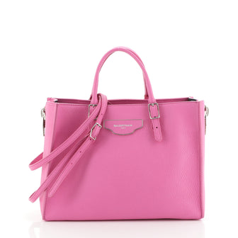Balenciaga Papier A6 Zip Around Plate Bag Leather