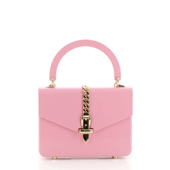 Gucci 1969 Sylvie Top Handle Bag Plexiglass Mini